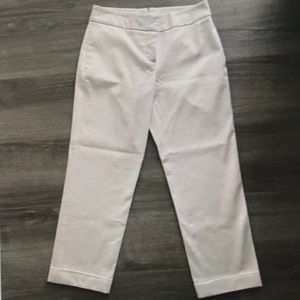 Missoni women’s cuffed straight leg high waist cotton white pants size 27